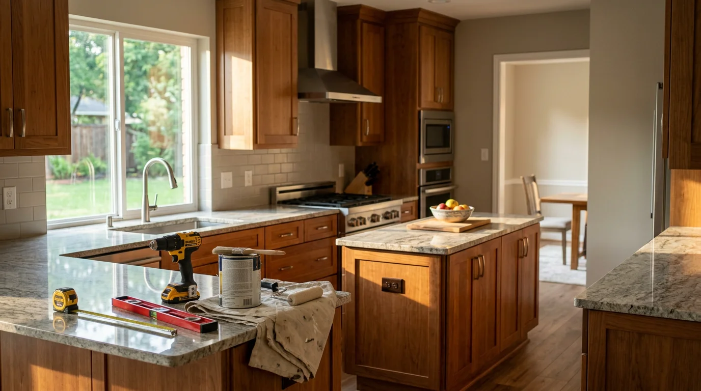General contractor working on home remodeling project in Dallas